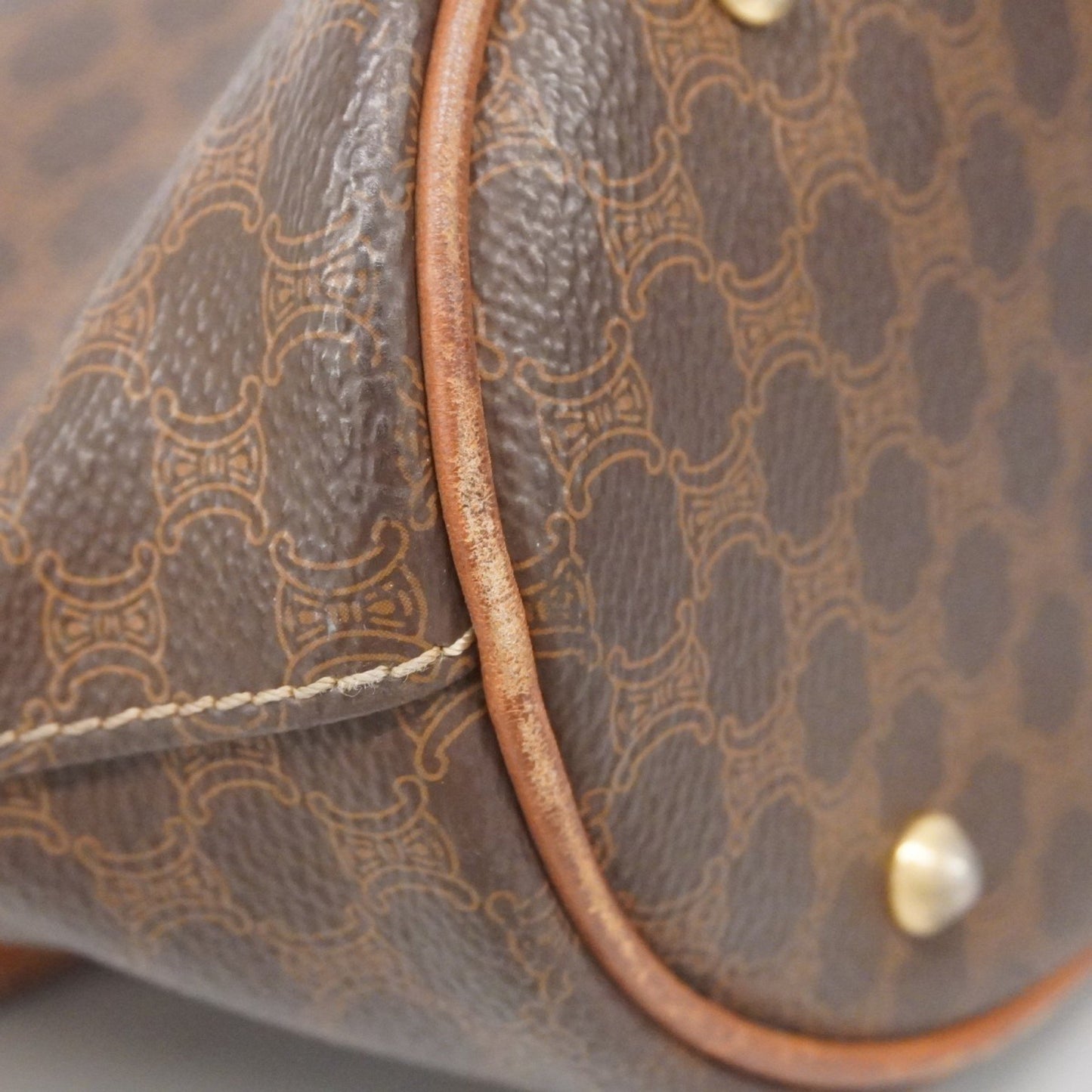 Celine Tote Bag Macadam Brown