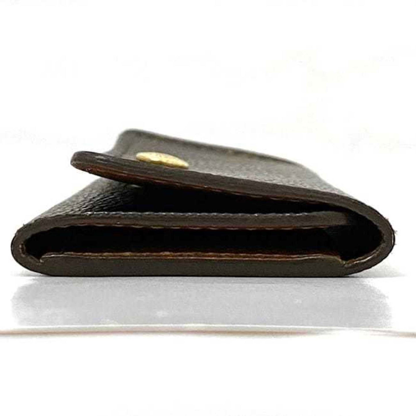 Louis Vuitton 4-Ring Key Case Ec-21457 Brown Monogram M69517 Canvas Ct2172 Louis Vuitton Key Holder