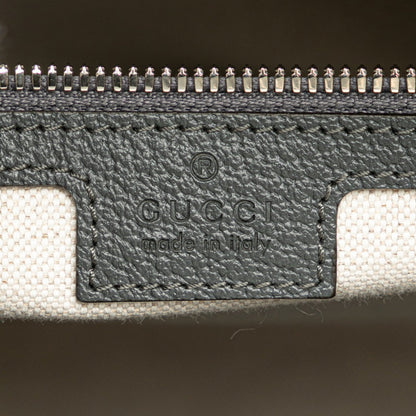 Gucci Gg Supreme Ophidia Medium Handbag Shoulder Bag 731793 Grey Pvc Leather