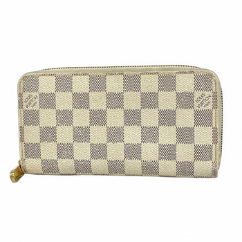 Louis Vuitton Damier Azur Zippy Wallet N60019 White