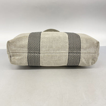 Hermes Herms New Foule To Cabas Canvas Tote Bag