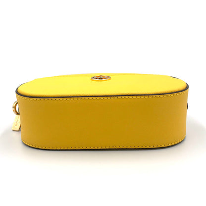 Michael Kors Jet Set Glam Shoulder Bag Daffodil 35S3G8Gc1L Yellow Leather