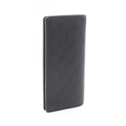 Louis Vuitton Louis Vuitton Portefeuille Brazza Bi-Fold Long Wallet Leather Damier Infini