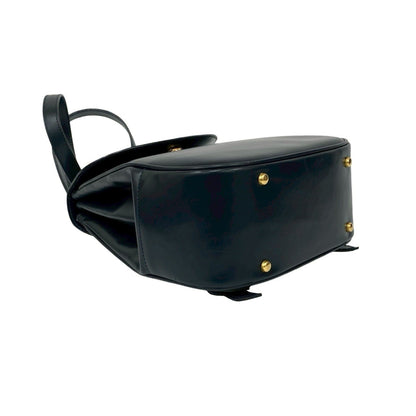 Celine Logo Star Ball Calf Leather Mini Backpack Daypack Navy 31339