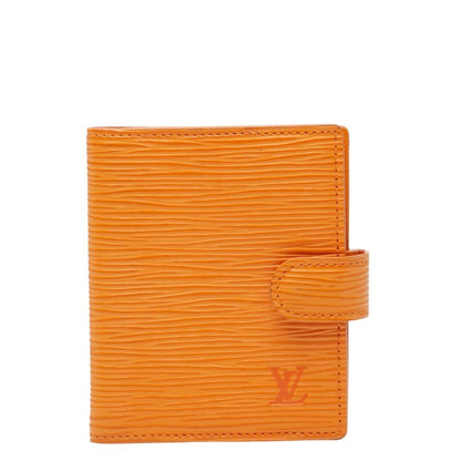 Louis Vuitton Epi Agenda Mini Planner Cover R2007H Mandarin Orange Leather