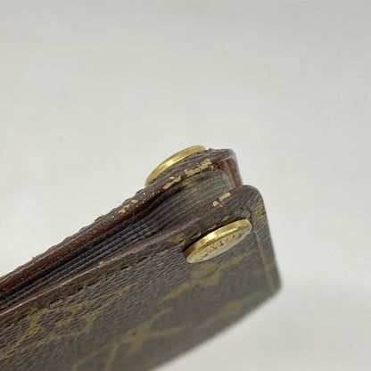 Louis Vuitton Monogram Porte Carte Credit Pression Business Card Case M60937 Brown