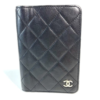Chanel Cc Logo Coco Mark Matelasse Quilted Cover Case Stationery Passport Leather
