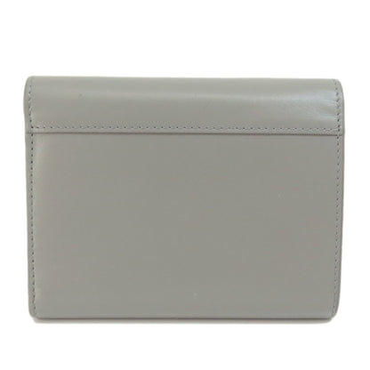Celine C Hardware Bifold Wallet Leather