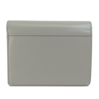 Celine C Hardware Bifold Wallet Leather