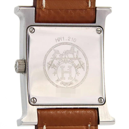 Herms H Watch Hh1.210 Ss Quartz Wristwatch