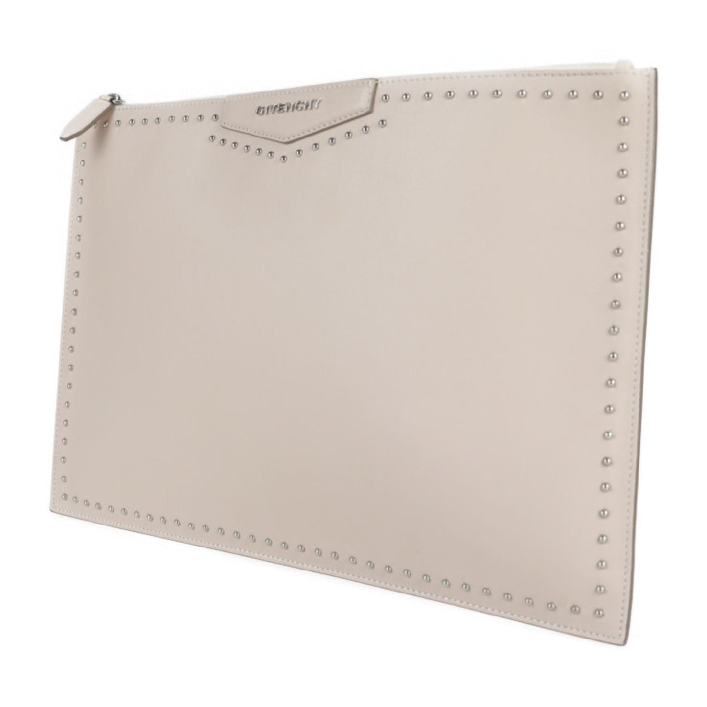 Givenchy Antigona Pouch L Antigona Pouch Second Bag Leather Pink Beige Studs Clutch 2123053008405R1