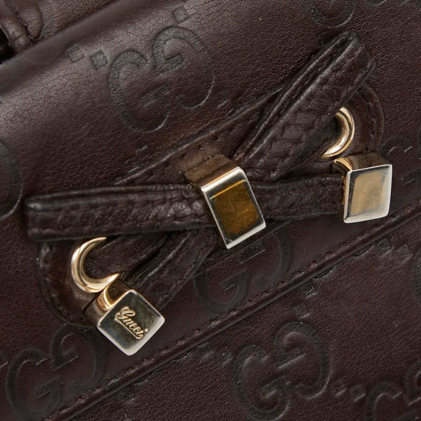 Gucci Guccissima Princess Long Wallet 167464 Brown Leather