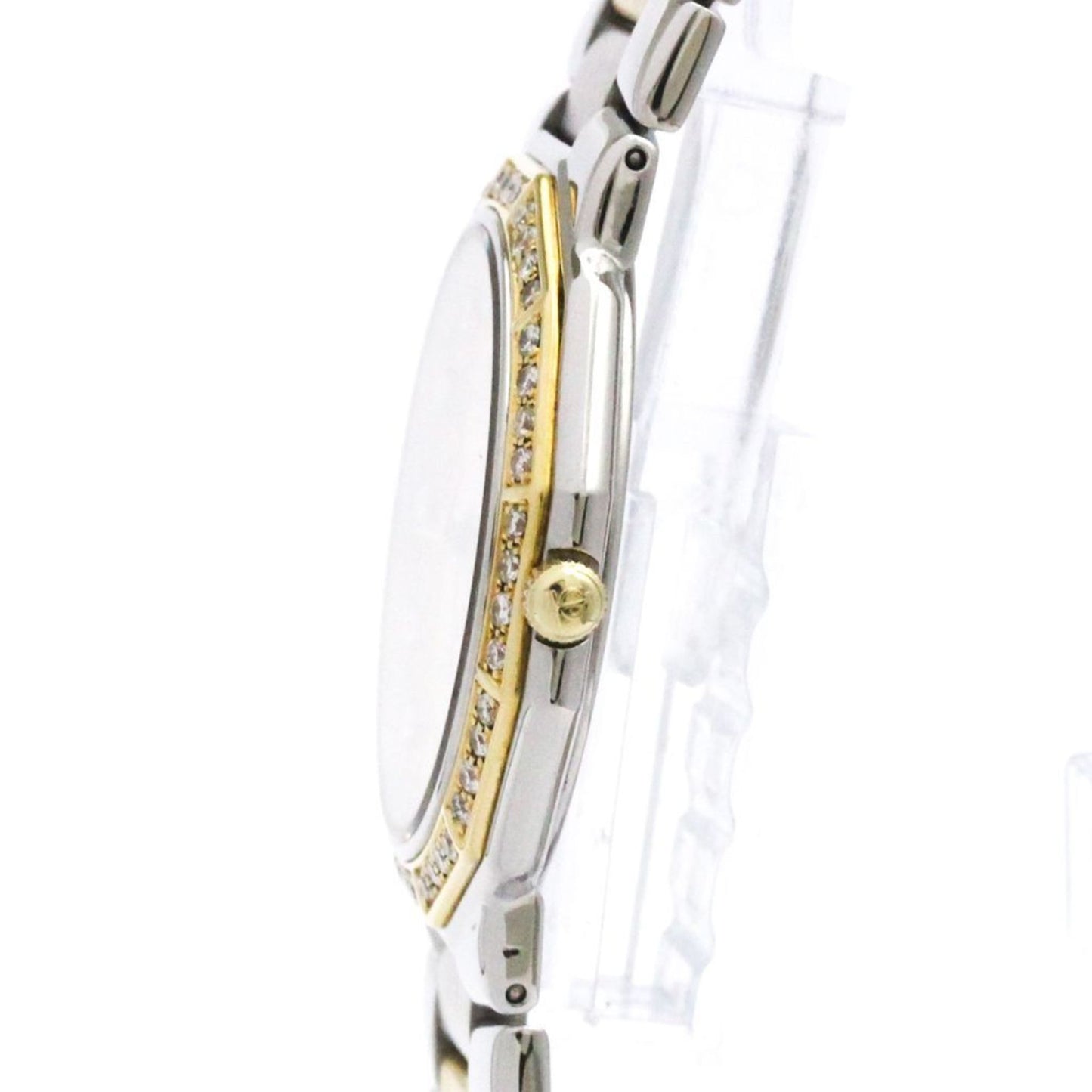 Baume & Mercier Riviera Diamond 18K Gold Steel Watch 5131.3 Polished