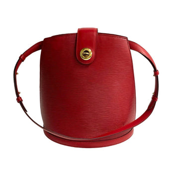 Louis Vuitton Cluny Epi Leather One Semi Shoulder Bag Tote Red 20348