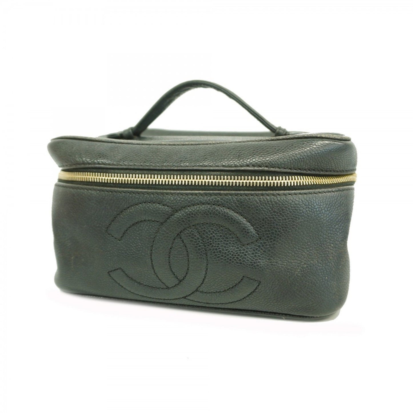 Chanel Vanity Bag In Caviar Skin