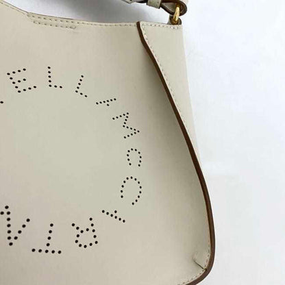 Stella Mccartney Shoulder Bag Cream White 700084 W8542 Ec-19939 Leather Canvas Stella Mccartney