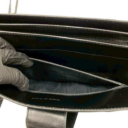 Celine Triomphe Logo Calf Leather Tote Bag