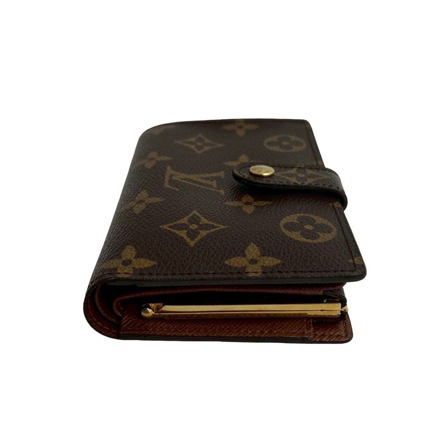 Louis Vuitton Louis Vuitton Portefeuille Viennois Monogram Leather Bifold Wallet Brown 26589