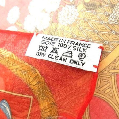 Hermes Amours Carr 40 Scarf - Red Multicolor