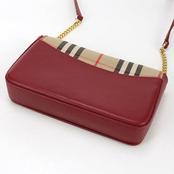 Burberry Nova Check Chain Shoulder Bag