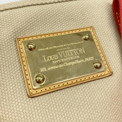 Louis Vuitton Antigua Cabas Mm Tote Bag M40035 Beige