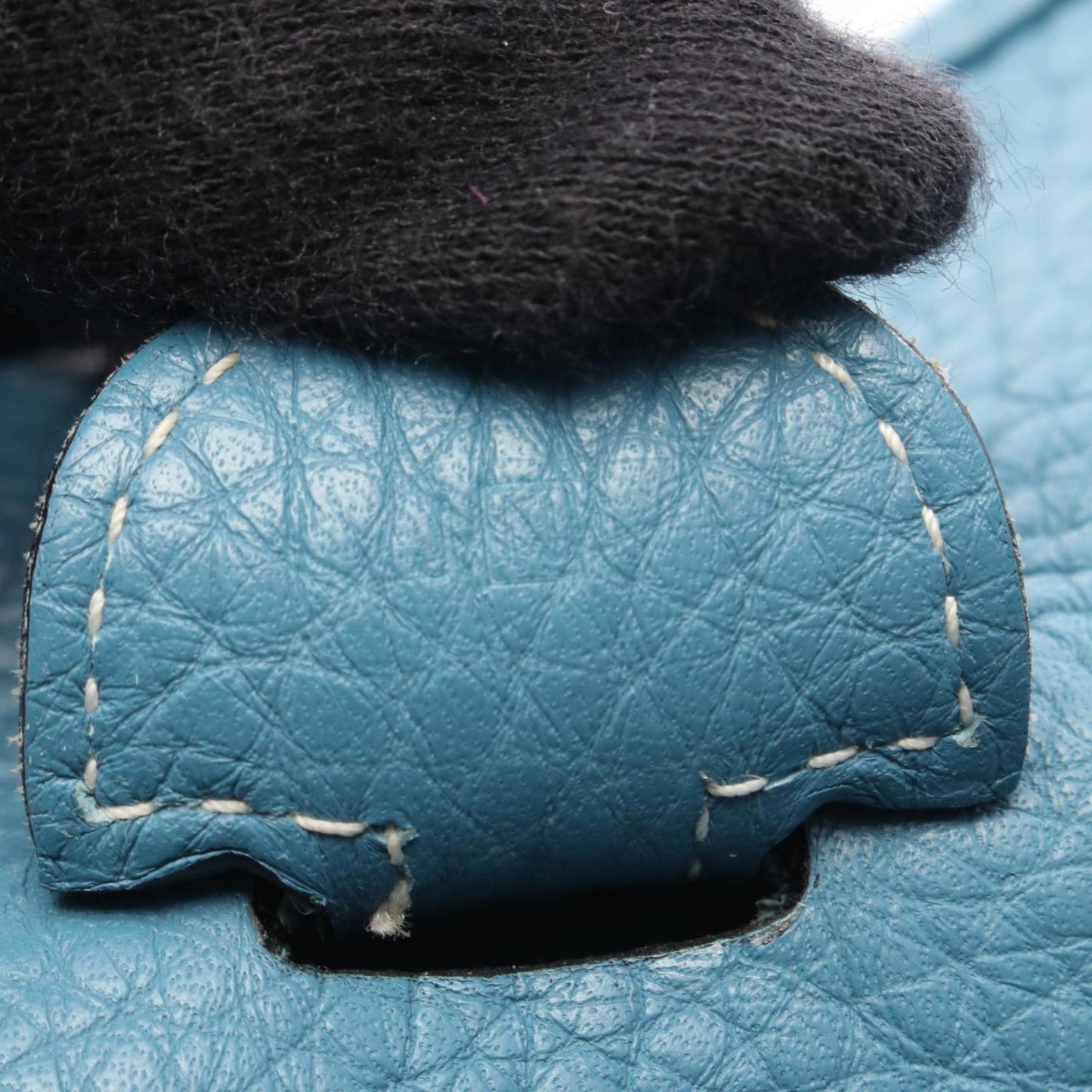 Hermes Herms Evelyn 3 Trois Pm Shoulder Bag In Blue Jean