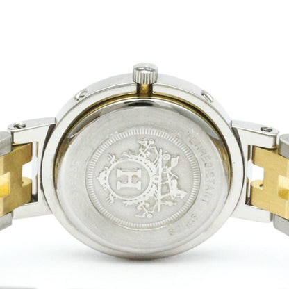 Hermes Clipper Gold Plated Stainless Steel Quartz