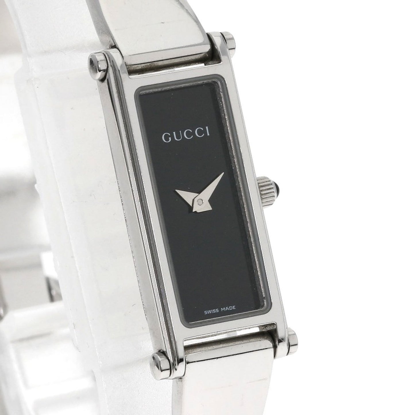 Gucci 1500L Square Face Watch Stainless Steel/Ss
