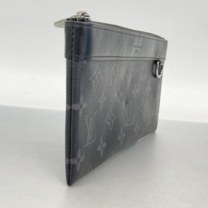 Louis Vuitton Monogram Eclipse Discovery Pm Pouch M44323 Black