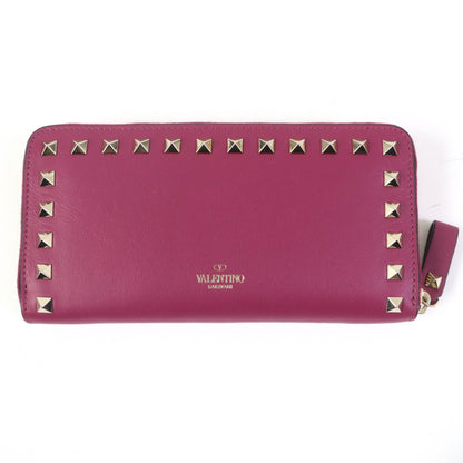 Valentino Garavani Nw0P0645 Rockstud Zip-Around Leather Long Wallet