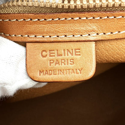 Celine M95 Handbag In Macadam Brown Leather