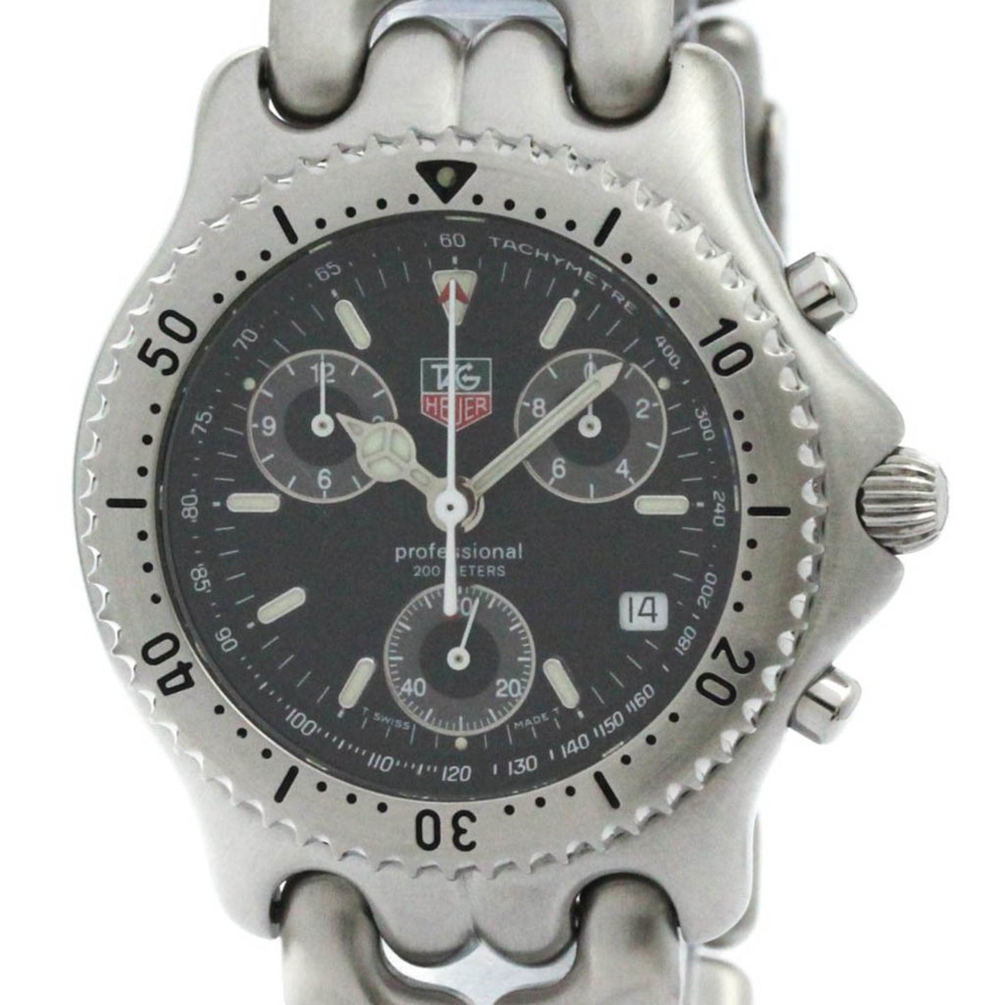 Polished Tag Heuer Sel Chronograph Leonald Ltd Edition Watch Cg1118 Bf575801