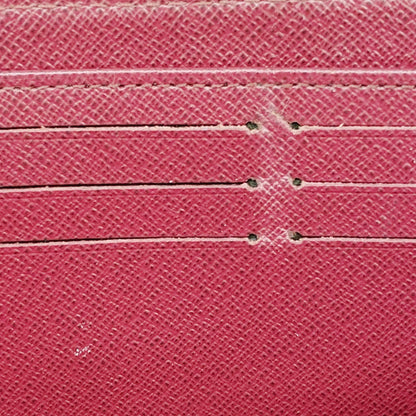 Louis Vuitton Monogram Zippy Wallet M41895 Brown Fuchsia