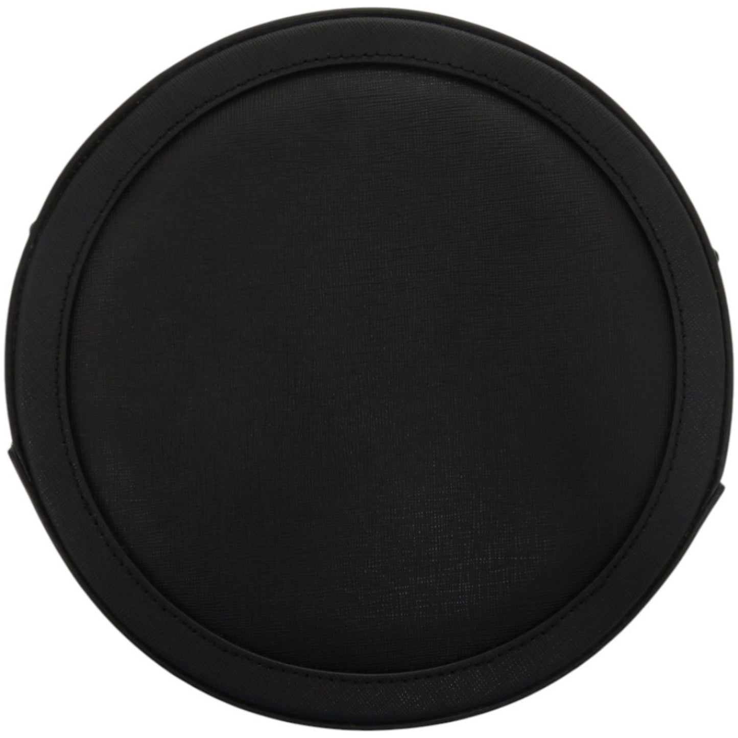 Like New Vivienne Westwood Round Crossbody Ove Genuine Leather Black Shoulder Bag 0894