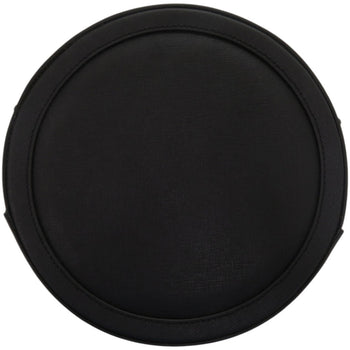 Like New Vivienne Westwood Round Crossbody Ove Genuine Leather Black Shoulder Bag 0894