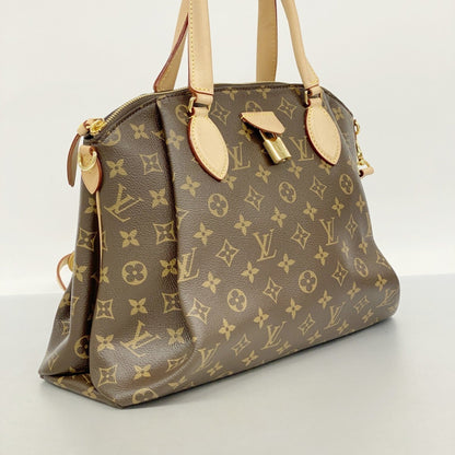 Louis Vuitton Monogram Ribo Mm Handbag M44546 Brown 2-Way Bag