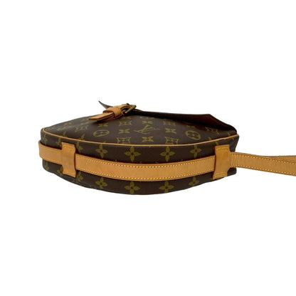 Louis Vuitton Vintage Jeune Fille Mm Monogram Leather Shoulder Bag/Pochette Brown 193-4