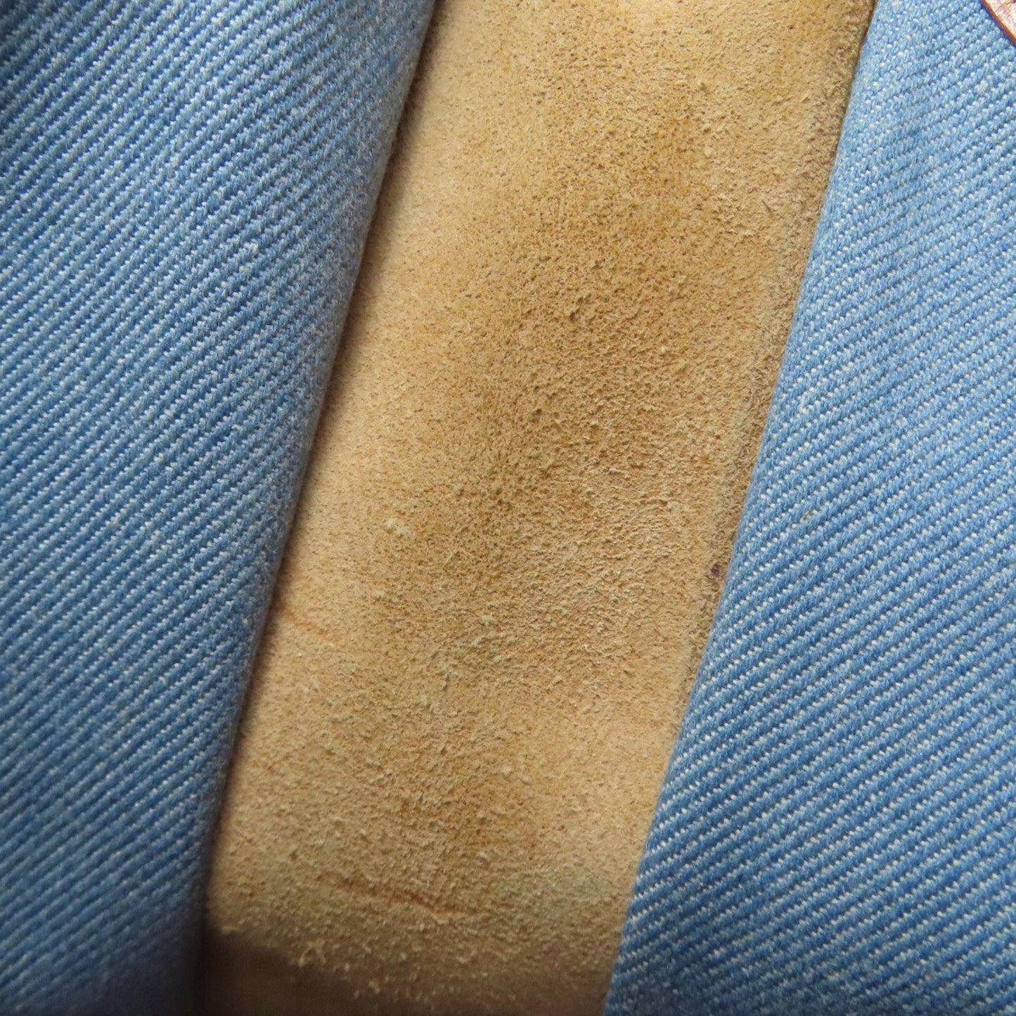 Hermes Herms Evelyne Gm Gold Hardware Shoulder Bag In Denim