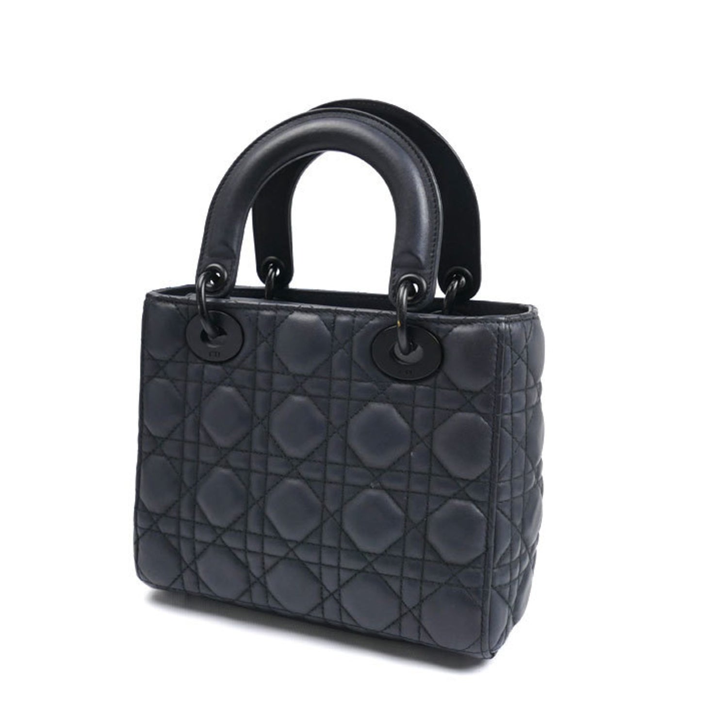 Christian Dior Dior My Lady Matte Black 2-Way Shoulder Bag