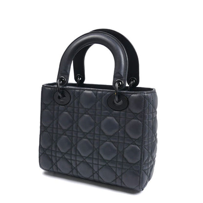 Christian Dior Dior My Lady Matte Black 2-Way Shoulder Bag