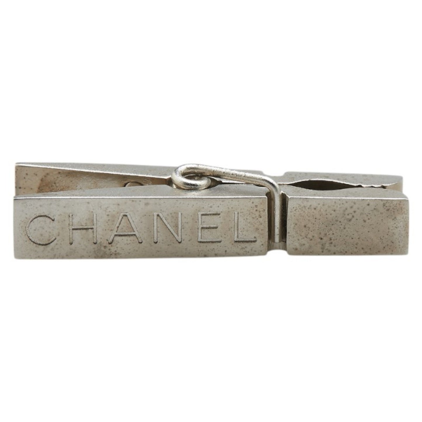 Chanel Money Clip Silver Metal
