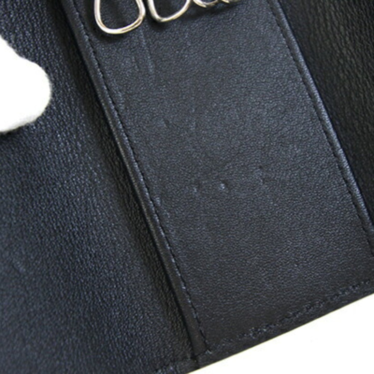 Louis Vuitton 4-Key Case Mahina Multicle 4 Noir Leather Black