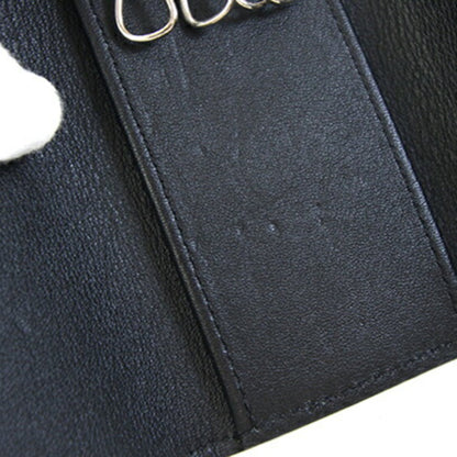 Louis Vuitton 4-Key Case Mahina Multicle 4 Noir Leather Black