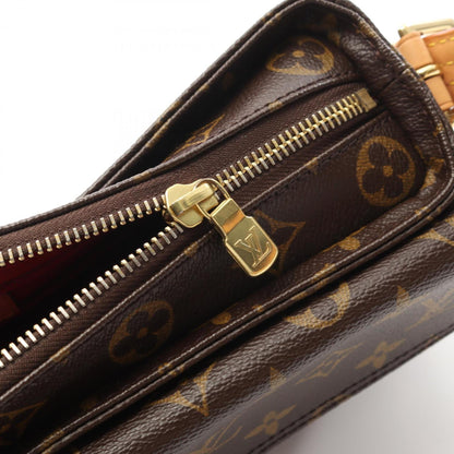 Louis Vuitton Viva Cite Mm Monogram Shoulder Bag Coated Canvas Leather