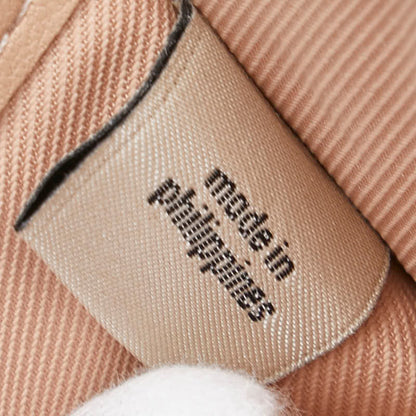 Coach Winn Small Trifold Wallet In Beige Leather