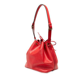 Louis Vuitton Epi Petit Noe One-Shoulder Bag M44107 Castilian Red Leather