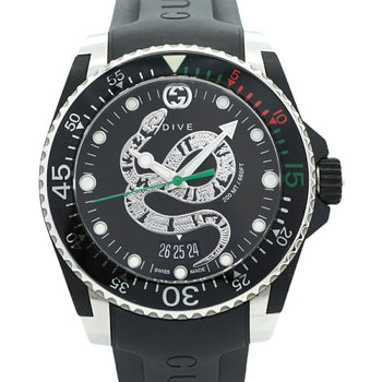 Gucci Dive 136.3 Black Dial