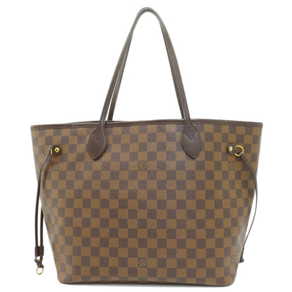 Louis Vuitton N41358 Neverfull Mm Damier Ebene Tote Bag Canvas