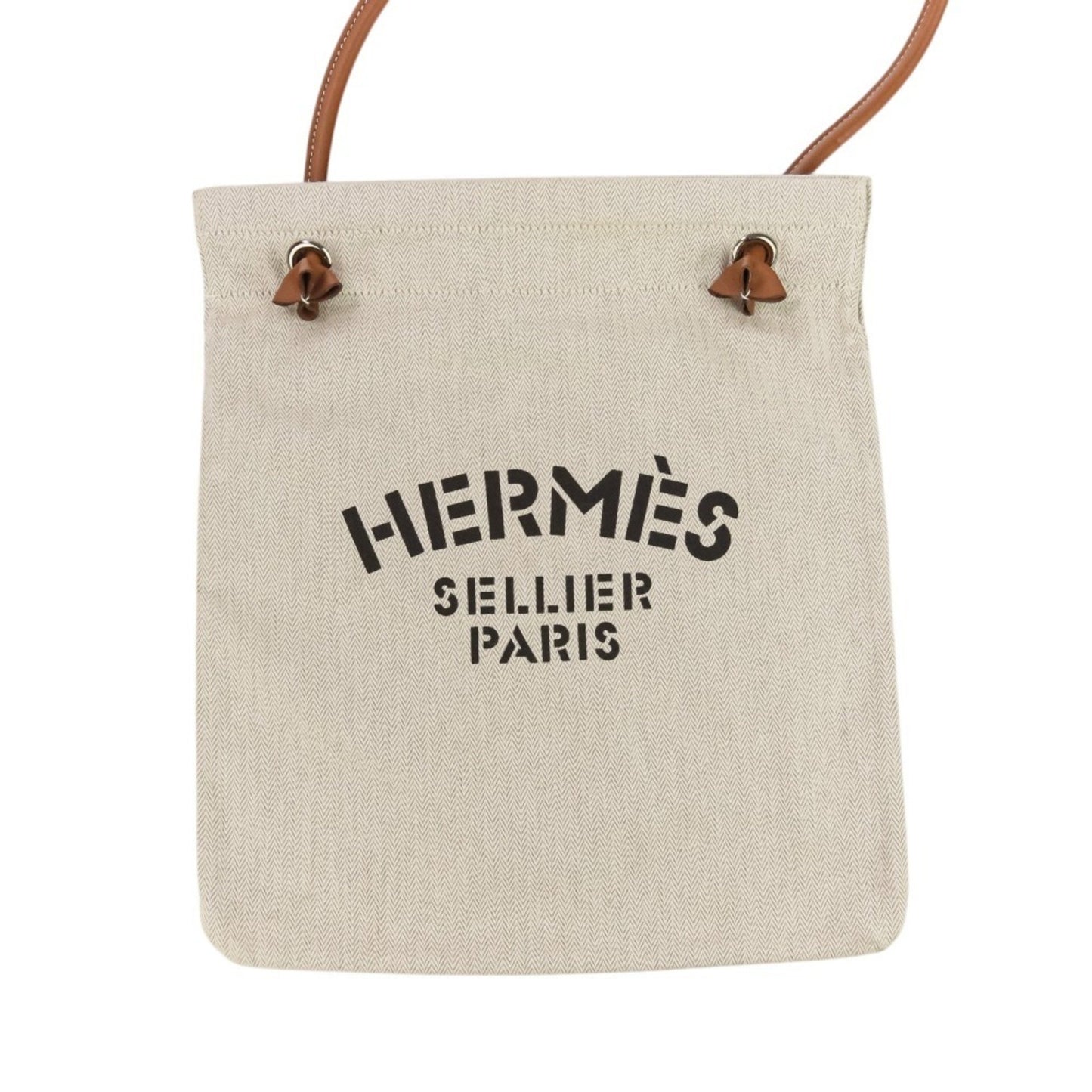 Hermes Aline Mm Toile Chevron One-Shoulder Bag