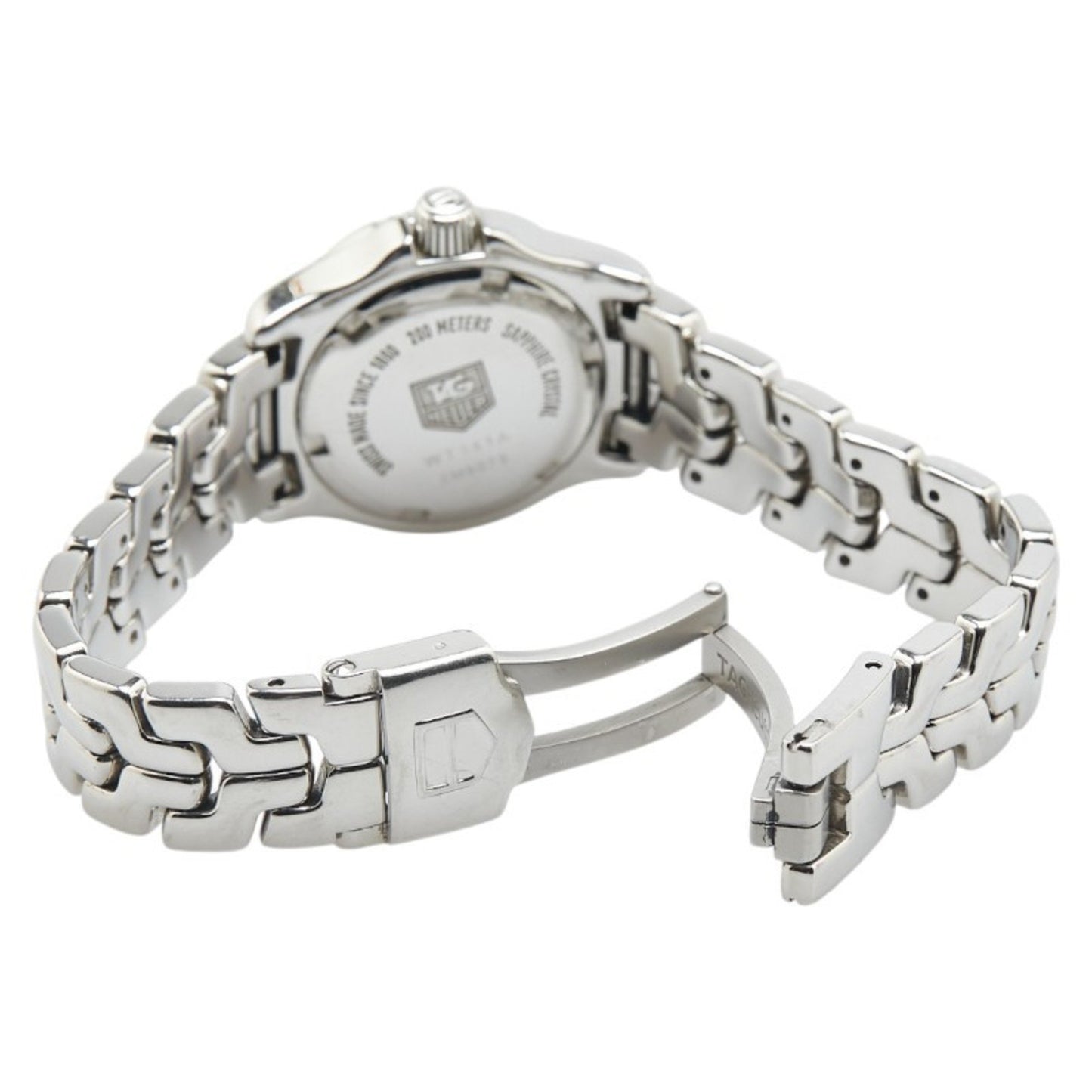 Tag Heuer Link Watch Wt141A Quartz Silver Dial Stainless Steel